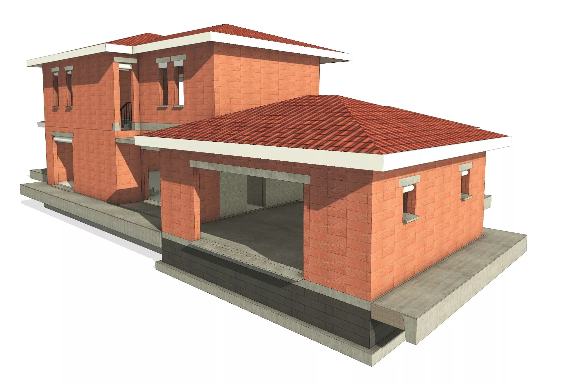 Plan de coffrage villa